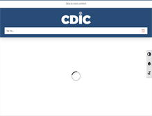 Tablet Screenshot of cdicinc.com